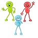 Goofy Smiley Face - Silly Face Bendables - 1 Dozen 4.5
