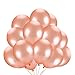 50Pcs 12 Inch 2.8 g/pc Rose Gold Latex Balloons -Bachelorette Wedding Baby Shower Rose Party Supplies and Decorations