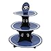 Blue Orchards Police Party Cupcake Stand & Pick Kit, Police Party Supplies, Police Decorations, Birthdays, Cake Decorations