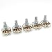 Full Size B250k ELectric Guitar Potentiometer Bass Volume Pots Tone long Split shaft 18mm Pack of 5