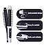Tingkam® 3 in 1 Hair Styler Professional Ceramic Hair Straightener Curler Comb Round Brush Pearl White Handle 360° Swivel Cord 2 Heating Settings