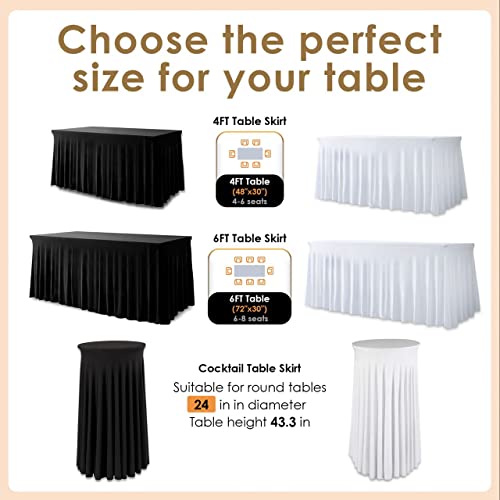 White Table cloth for Rectangle table 6ft Table Cover for 6 foot tables