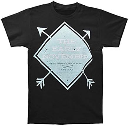 Early November Men's New Jersey Rock & Roll T-Shirt Black