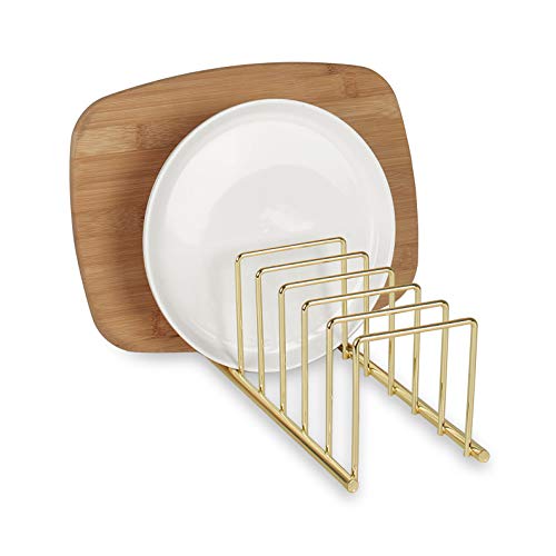 Spectrum Diversified Euro Kitchen Lid Organizer for Plates, Cutting