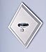 Rozin Chrome Bathroom Rainfall Shower Head 8-inch Square Top Spray
