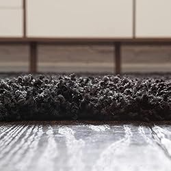 Unique Loom Solid Shag Collection Area Rug
