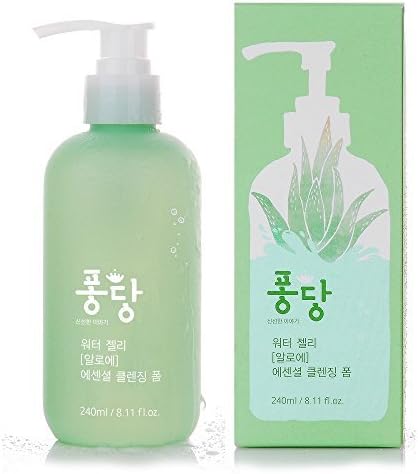 [ Pongdang ] Water Jelly Aloe Six Different Herb Complexes Aloevera Leaf Exact Korean Cosmetics Essential Cleansing Foam