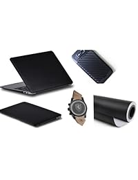 Rollo de lámina envoltoria de vinilo plateada 3D de fibra de carbono, trama de sarga, Negro