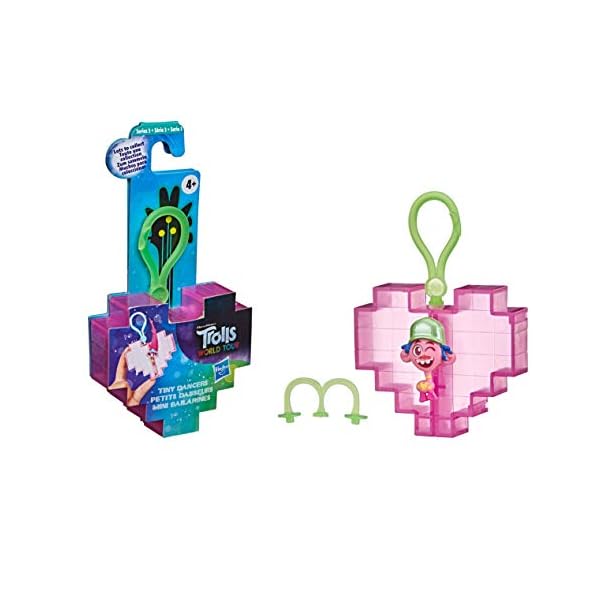 DreamWorks Trolls World Tour Tiny Dancers Surprise 4pack Series 2, Tiny Dancers Dolls, Clips, Rings and Glasses, Toy for…