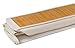 Under The Bed Shoe Organizer - Keep Your Shoes Organized with Storage for Up to Twelve Pairs of Shoes. Decorative Bamboo Siding, Easily Visible with Clear Cover and Protected from Moisture and Dust.