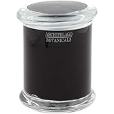 Archipelago Botanicals Stonehenge Glass Jar Candle, Cedarwood, Citrus Bergamot and Amber Scent, Lead-Free Candle Wicks, Burns Approx. 60 Hours (8.6 oz)
