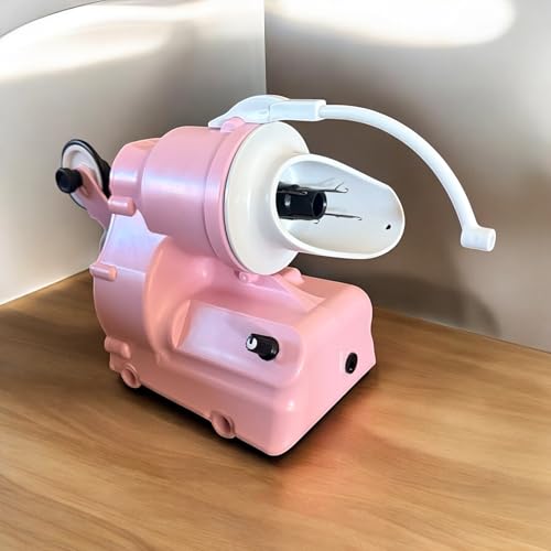 Tri Cord Plus Electric I-Cord Knitting Machine, New Light Pink, FREE Europe to USA Plug Adapter