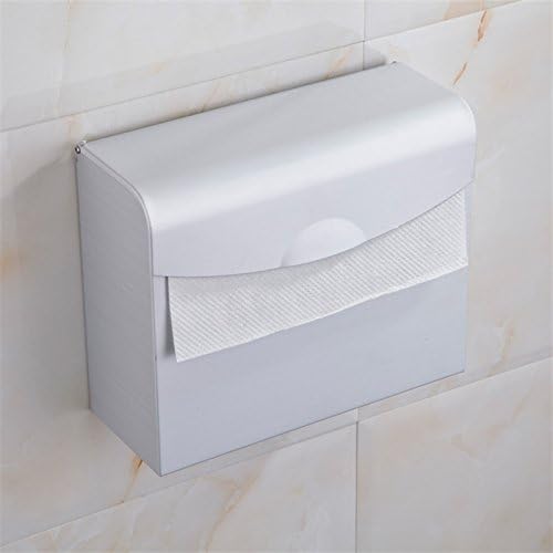 KRSD-Hang Wallpaper Napkin Box Tray Hand Tray Square Hotel Bathroom Toilet Towel Rack Aluminum Alloy Material For Waterproofing Paper Drum