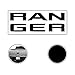 Bogar Tech Designs - Tailgate Inserts Vinyl Decal Letters Compatible with Ford Ranger 2019 2020, Matte Black