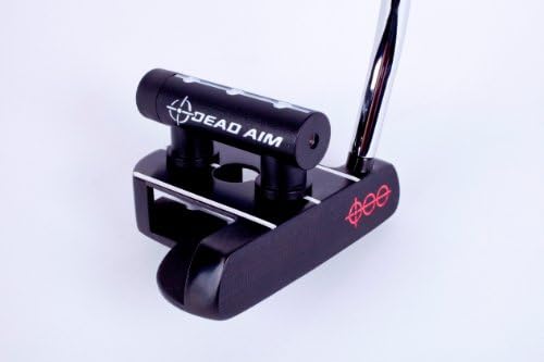 Dead Aim Mallet Belly Golf Putter with Laser, Black, Right Hand, 45-Inch