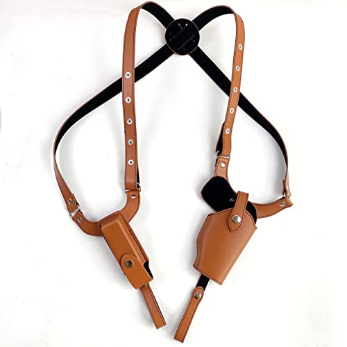 Shoulder Holster for Concealed Carry, Vertical Gun Holster Leather
