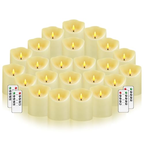 Nimiko Flameless Candles Remote Battery Operated