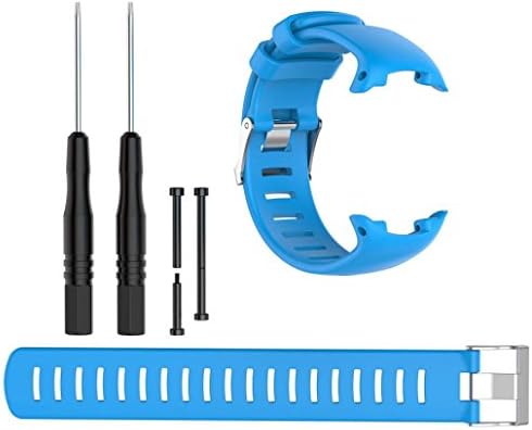Morrivoe Watch Straps, Silicone Quick Release Soft Rubber Replacement Watch Bands for Suunto D4/D4i Novo Watch