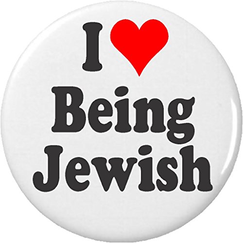 I Love Being Jewish 1.25' Pinback Button Pin