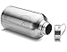Swig Savvy Bottles Stainless Steel Insulated Water Bottle and Beer Growler wide Mouth 64 oz Capacity Double Wall Design for Hot and Cold Beverages Includes 2 Interchangeable Caps