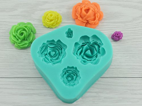 4 Pard+Silicone+Chocolate+Sugarcraft+Decorating