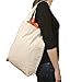 Axe Sickle 4 PCS Canvas Tote Bag Bottom Gusset 16 X 16 X 5 inch Heavy 12oz Tote Shopping Bag, Washable Grocery Tote Bag, Craft Canvas Bag with Handle, White