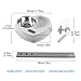 Super Design Multifunctional Automatic Feeders Dispenser - Portion Control Water Dispenser Bowl for Dogs & Cats, Mess Free, No More Dripping Beard Light Blue