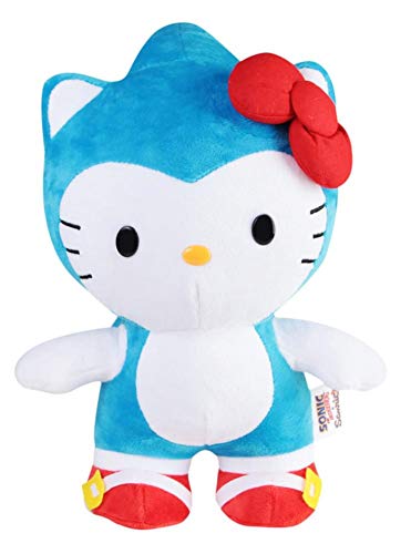 Toynami Sonic x Sanrio Hello Kitty Sonic 10-Inch Plush