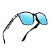 Polarized Sunglasses for Men Women Vintage Mens Sunglasses Rectangular Driving Sun Glasses