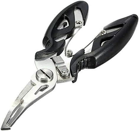 TANGTANGYI Furniture Household Portable Multi-function Pliers Scissors Fishing Line Cutter Hook Remover Tools Curved Fishing Pliers