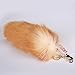 URSFUR Crystal Fox Tail Keychain Bag Charm Pendant Cosplay Tassel Key Chain