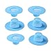 Wild Tribe Hair Drain Clog Remover Cleaning Tool,Kitchen Bath Sink Strainer,Tub Drain Protector Filter Net Drain Hair Catcher Stopper,Pack of 6,Blue