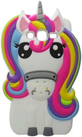 Galaxy S3 Cartoon Silicone Case,3D Unicorn Rainbow Horse Design Phone Bag Soft Rubber Cover for Samsung Galaxy S3 i9300