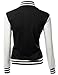 Mojessy Women's Slim Fit Baseball Varsity Bomber Jacket Coat Outwear