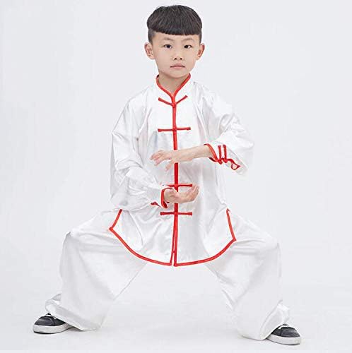 YXLONG Chinese Traditional Qi Gong Martial Tai Chi Uniform Clothing Boy, Girl, Child, Spring And Autumn Kungfu Costume,W-R-XXS