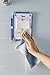 Eureka Shower Idea Whiteboard | Mountable Bathroom Writing Slate With Sturdy Suction Cups | 50 Removable Sheets, Oil Pencil & Microfiber Eraser Included | Fun Waterproof Notepad Wet & Dry Use Gadget