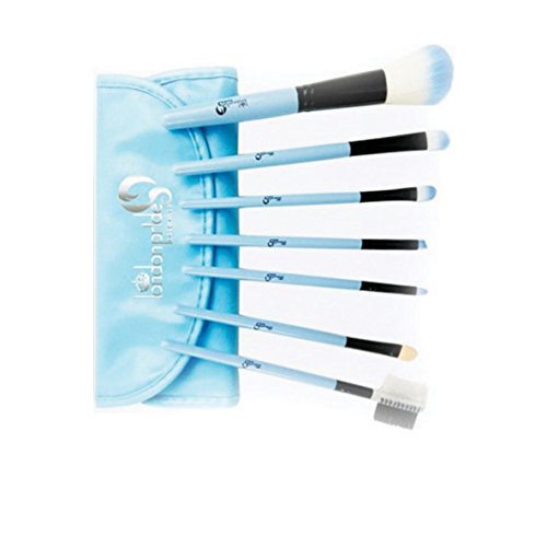 London Pride Make-Up Brush Set, Blue, 7-Piece