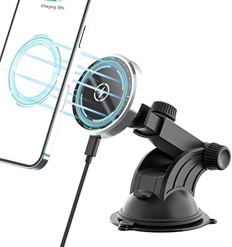 Iphone 舗 12 Magsafe無線車載充電器の2つの固定方式対応各種機種に対応した21新型磁気吸引無線充電スタンド