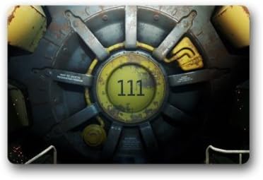 Skoyi Fallout 4 Vault 111 Custom Doormat 23.6" x 15.7"