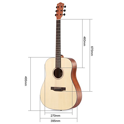 4 Donner+Beginner+Acoustic+Full+size+Dreadnought