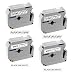 Compatible Ptouch M Tape 12mm 0.47 inch MK231 MK131 Label Tape Compatible with Brother P Touch Label Maker PT-M95 PT-65 PT-85 PT-45 12mm x 8m 4-Pack primary