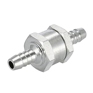 Festnight One Way Fuel Valve Petrol Diesel Non Return Check Valve for Carburettor Low Pressure Ruel Systems