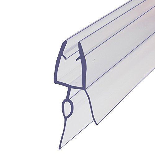 Frameless Shower Door Bottom Seal，Shower Door Bottom Sweep with Drip