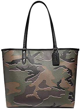 coach reversible camo tote