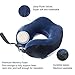 Victuna Upgrade Travel Neck Pillow, Snug Fit Memory Foam Travel Pillow, Thin Back, Soft& Comfortable for Airplane, Bus, Train, in Office, at Home, Washable Soft Velvet Cover