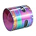 DCOU New Design Premium rainbow Herb Grinder 2.2 Inches 4 Piece with Pollen Catcher Durable Zinc Alloy Spice Grinder