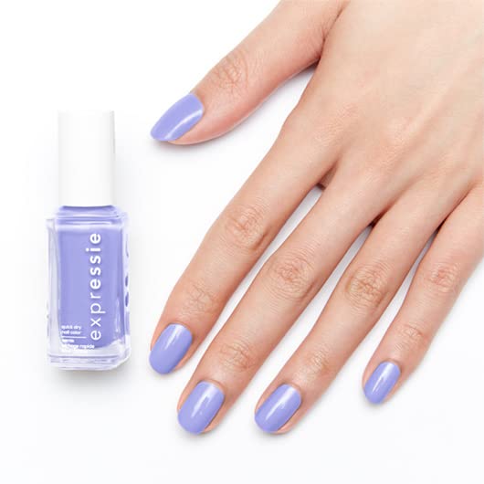 Essie expressie, Quick-Dry Nail Polish, 8-Free Vegan, Bright Lilac, Sk8 With Destiny, 0.33 fl oz - Image 13