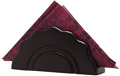 Wooden Black Napkin Holder - Decorative Centerpiece Office/Home/Bar and Restaurant – Envelope/Letter/Document Holder - Multipurpose Table Essentials - Clearance Sale Items on Table Decorations