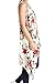 Triple9shop Women's Open Asymmetrical Hem Vest Cardigan (One Size, Rose - Beige)