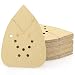 Sanding Pads for Black and Decker Mouse Sanders by LotFancy, 50PCS 60 80 120 150 220 Grit Sandpaper Sheets Assortment - Hook and Loop Detail Palm Sander Sand Paper, 12 Holes